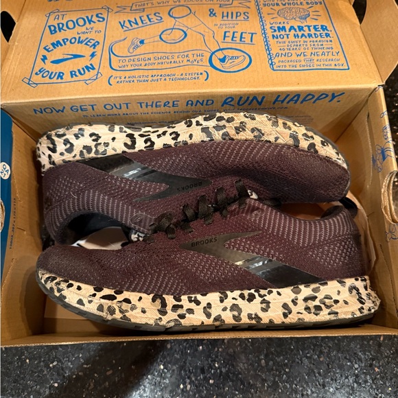 Brooks Shoes - Brooks 8.5 leopard sneakers used with box